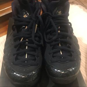 Nike navy blue foamposite obsidian